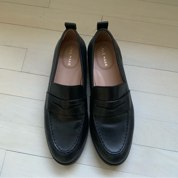 Cole Haan Shoes - Cole Haan Classic Black Slip-On Loafers